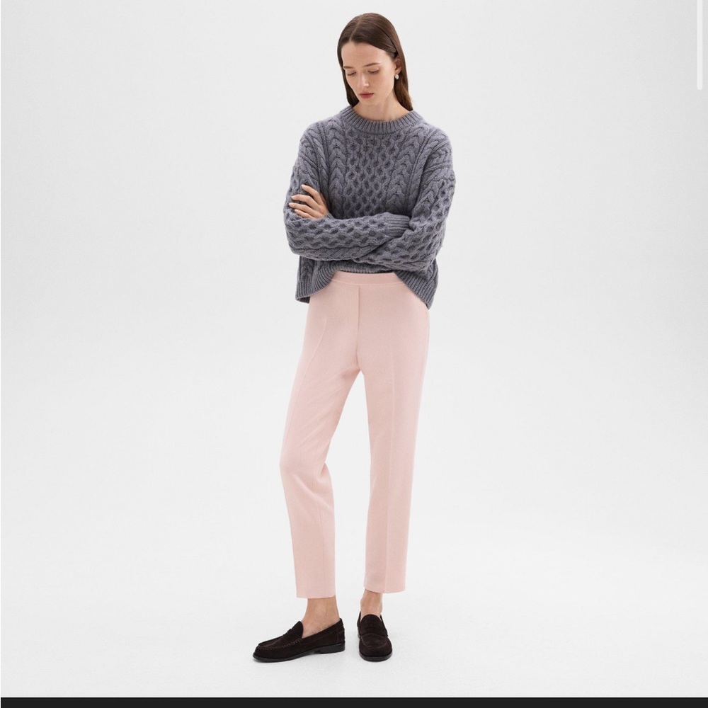 Theory Pull on Pant in Admiral Crepe 4